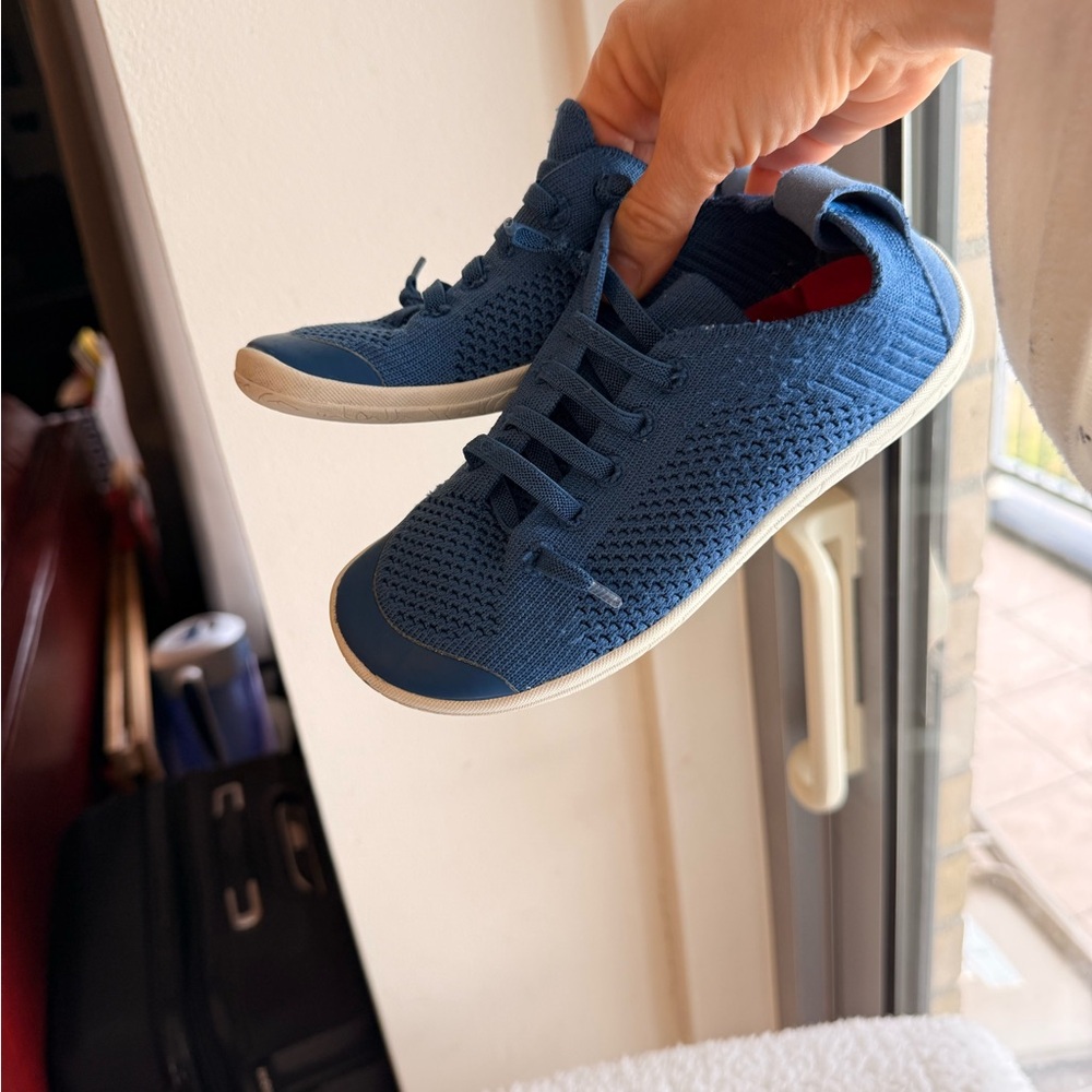 Reima Kids Blue Knit Sneaker - Breathable Everyday Shoe - Picture 12 of 16